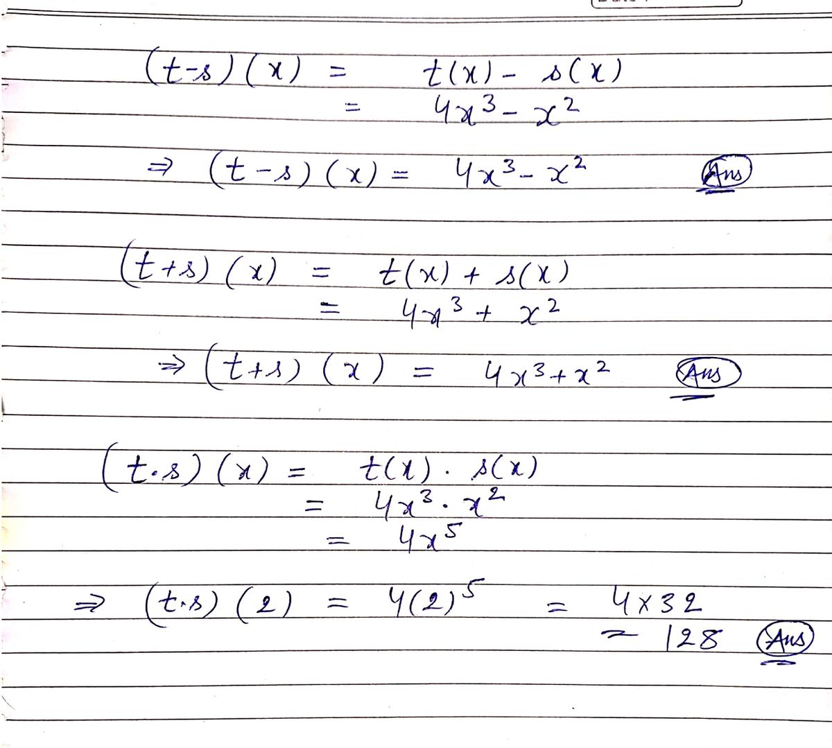 Algebra homework question answer, step 1, image 1